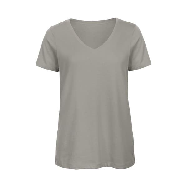 B&C Inspire - T-shirt med V-ringning i ekologisk bomull för damer/damer