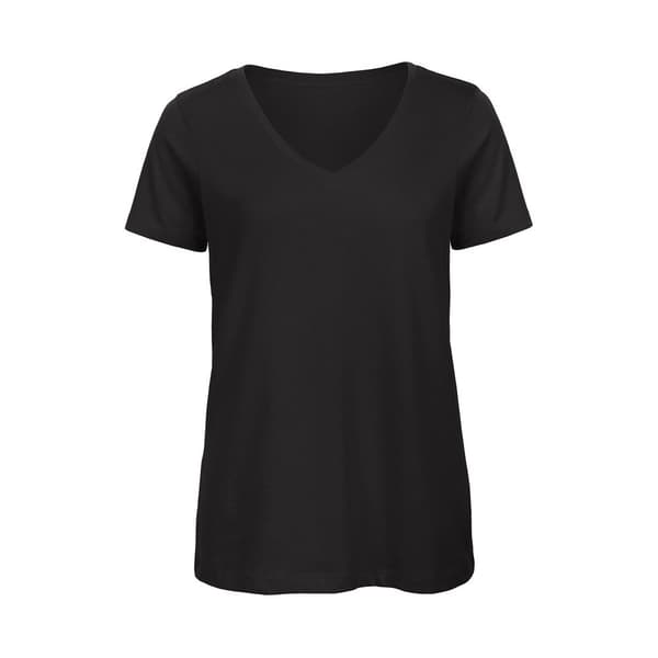B&C Inspire - T-shirt med V-ringning i ekologisk bomull för damer/damer