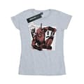 Miniatyrbild 1 av 5: Marvel Dam/Tjej Deadpool Breaktime Tacos T-shirt i bomull