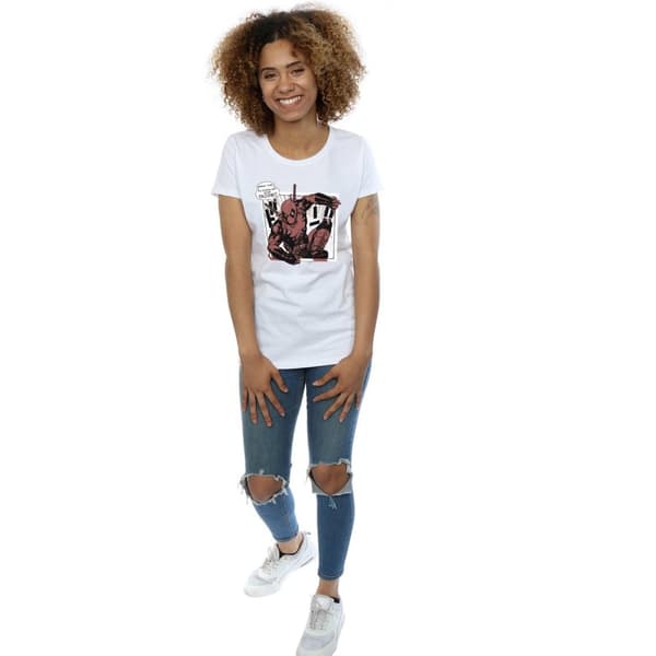 Marvel Dam/Tjej Deadpool Breaktime Tacos T-shirt i bomull