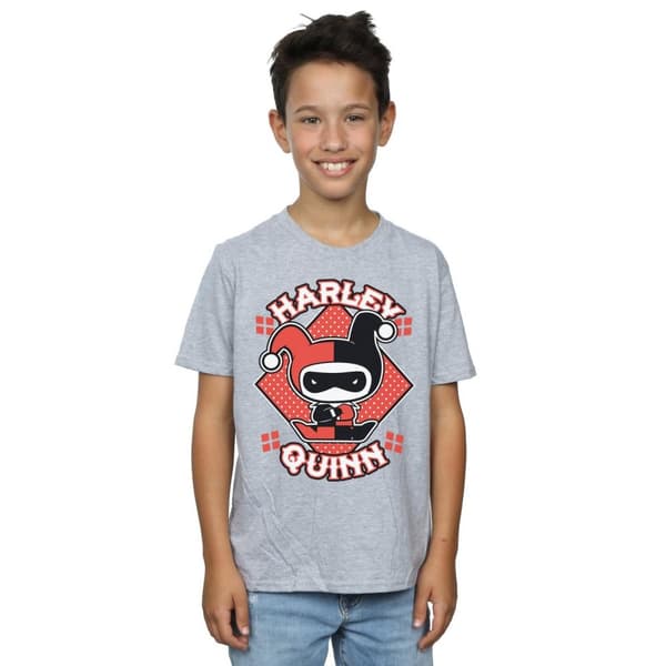 DC Comics Pojkar - Chibi Harley Quinn Badge T-shirt