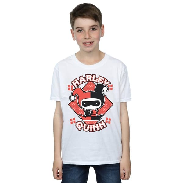 DC Comics Pojkar - Chibi Harley Quinn Badge T-shirt