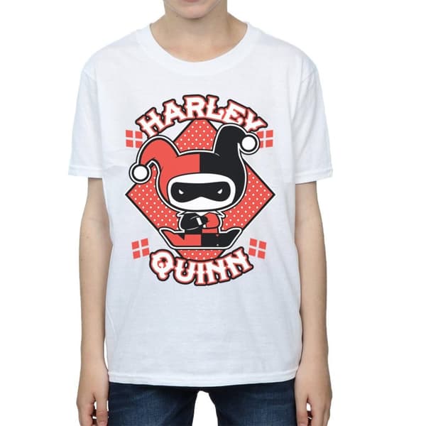 DC Comics Pojkar - Chibi Harley Quinn Badge T-shirt