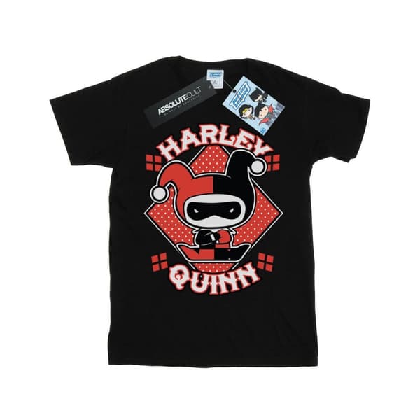 DC Comics Pojkar - Chibi Harley Quinn Badge T-shirt