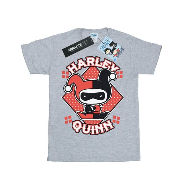DC Comics Pojkar - Chibi Harley Quinn Badge T-shirt