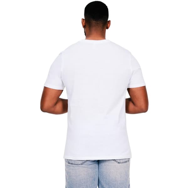 Casual Classics T-shirt i ringspunnen bomull för herrar, lång och smal