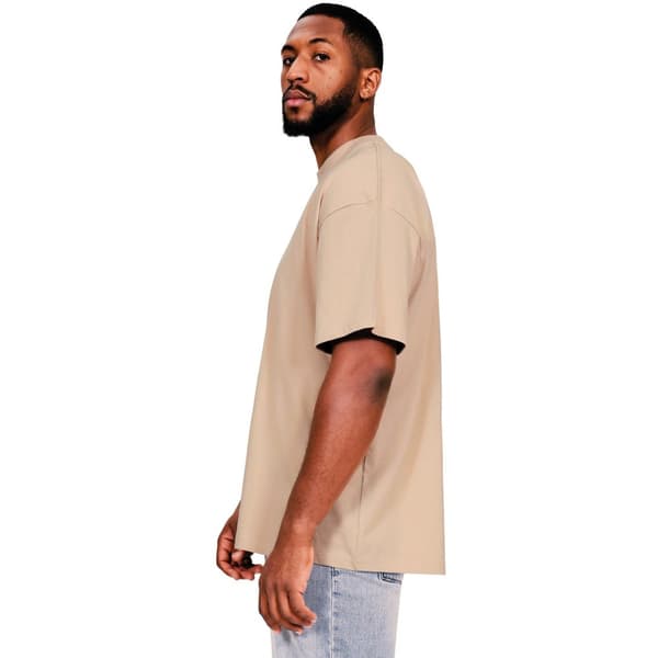 Casual Classics Mens Ringspun Cotton Extended Neckline Oversized T-Shirt