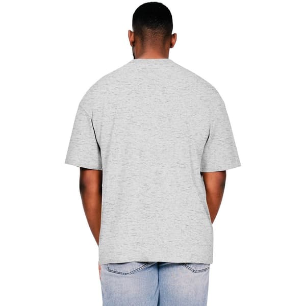 Casual Classics Mens Ringspun Cotton Extended Neckline Oversized T-Shirt