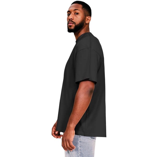 Casual Classics Mens Ringspun Cotton Extended Neckline Oversized T-Shirt