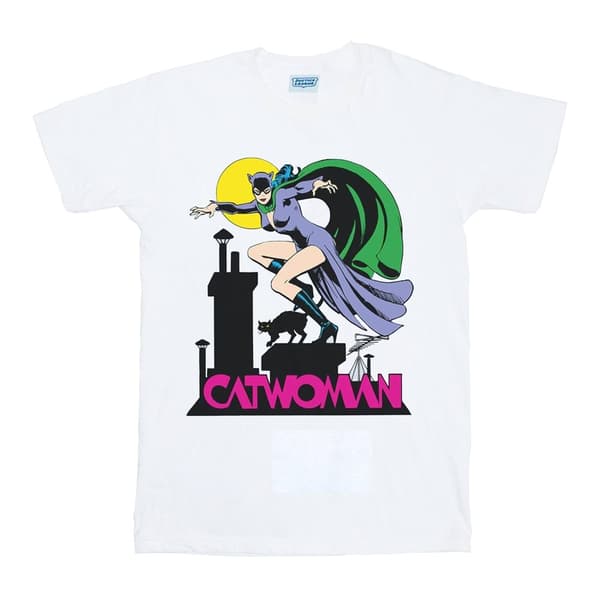 DC Comics Boys Catwoman Text Logo T-Shirt