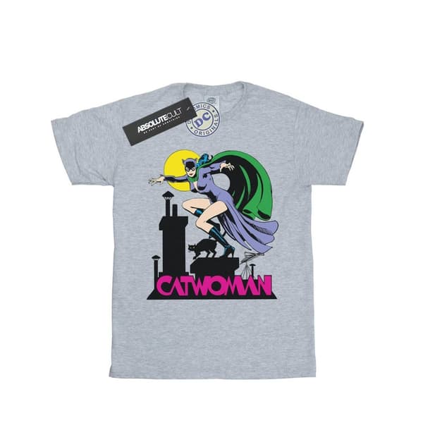 DC Comics Boys Catwoman Text Logo T-Shirt