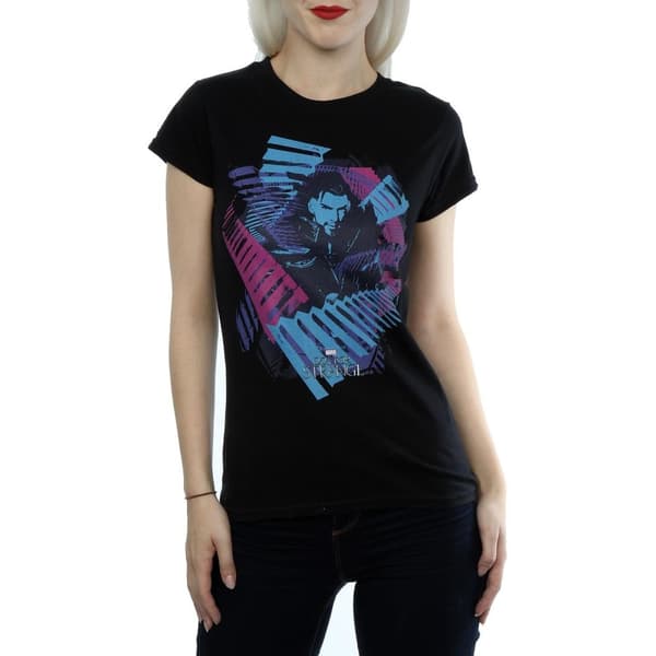 Marvel Womens/Ladies Doctor Strange Stairs Cotton T-Shirt