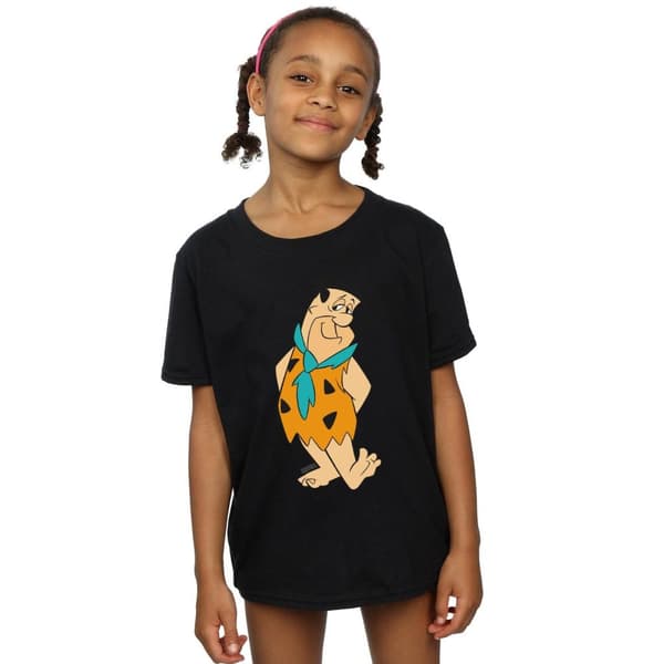 The Flintstones Girls Fred Flintstone Kick Cotton T-Shirt