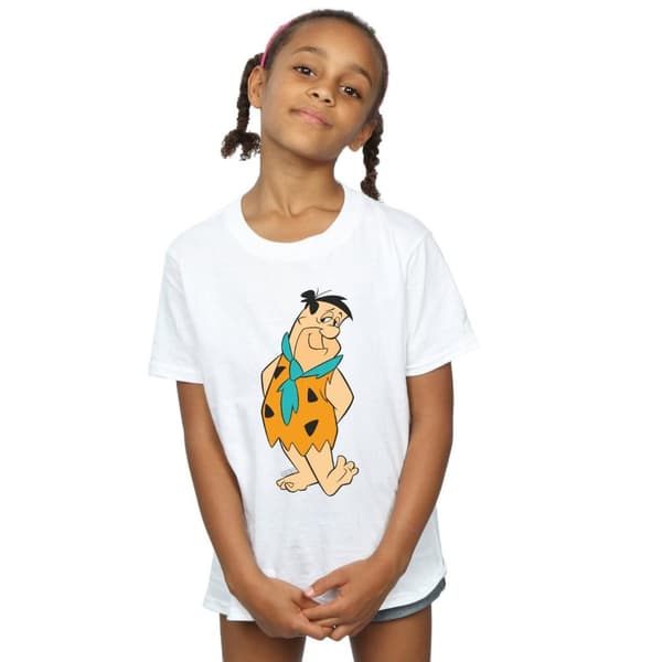 The Flintstones Girls Fred Flintstone Kick Cotton T-Shirt