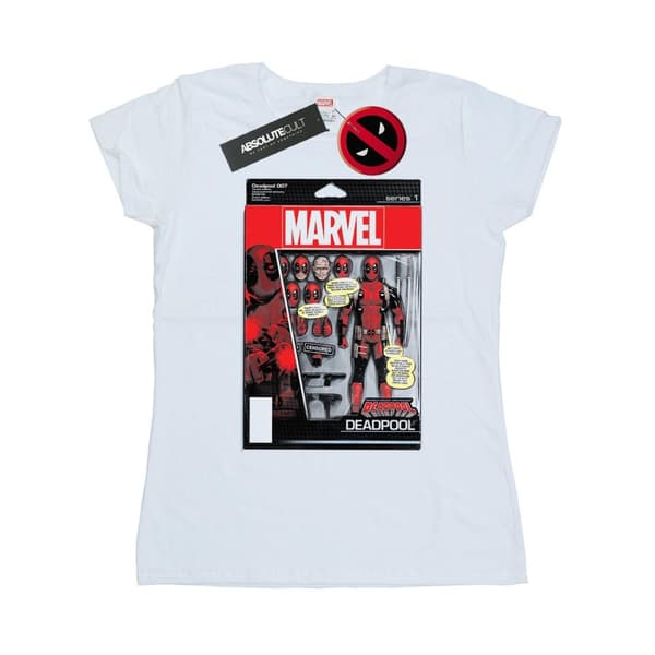 Marvel Dam/Tjej - Deadpool Action Figure - Bomulls-T-shirt