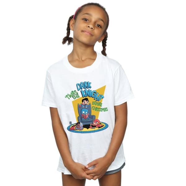 DC Comics Girls Super Friends Dark Knight Before Christmas T-shirt i bomull