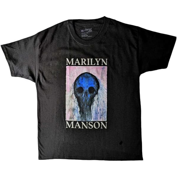 Marilyn Manson T-shirt i bomull för barn/barn - Hollywood Halloween