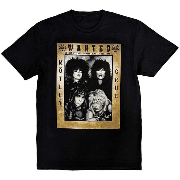Motley Crue Unisex T-shirt til voksne med bøffel