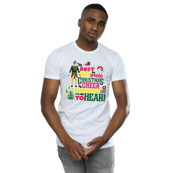 Elf T-shirt med julmotiv för herrar