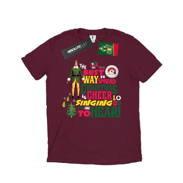 Elf T-shirt med julmotiv för herrar