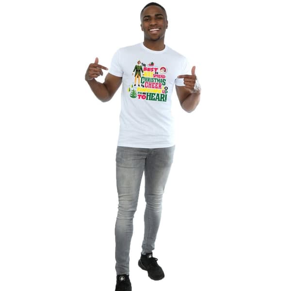 Elf T-shirt med julmotiv för herrar