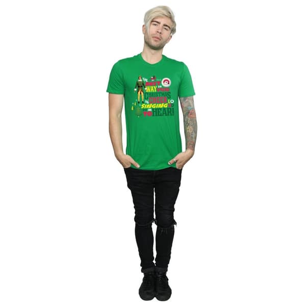 Elf T-shirt med julmotiv för herrar