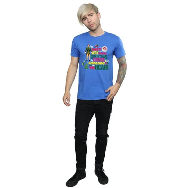 Elf T-shirt med julmotiv för herrar