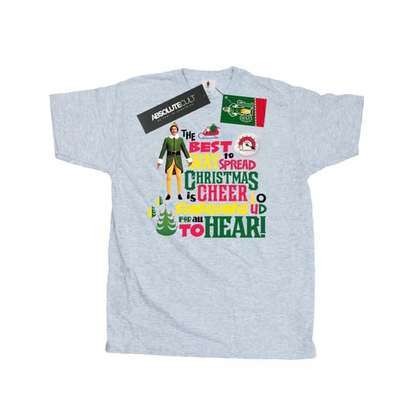 Elf T-shirt med julmotiv för herrar