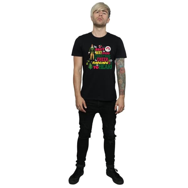 Elf T-shirt med julmotiv för herrar