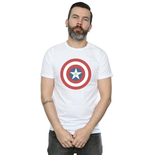 Marvel Mens Captain America Civil War Shield T-Shirt