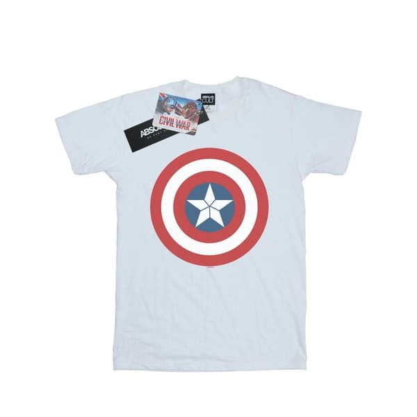 Marvel Mens Captain America Civil War Shield T-Shirt