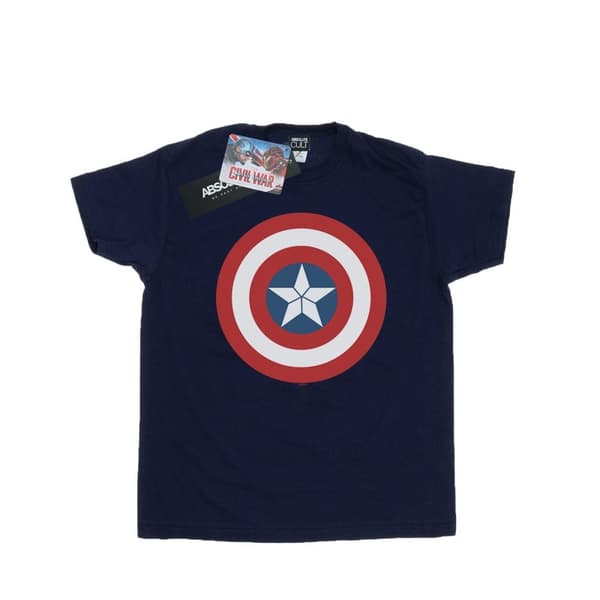 Marvel Mens Captain America Civil War Shield T-Shirt