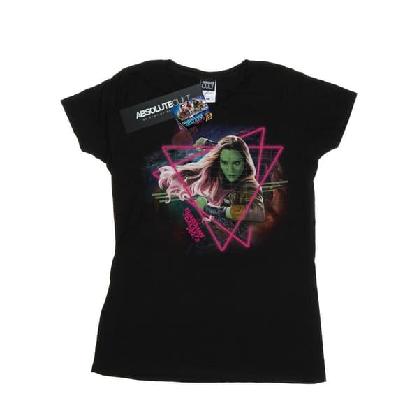 Marvel Womens/Ladies Guardians Of The Galaxy Neon Gamora Cotton T-Shirt