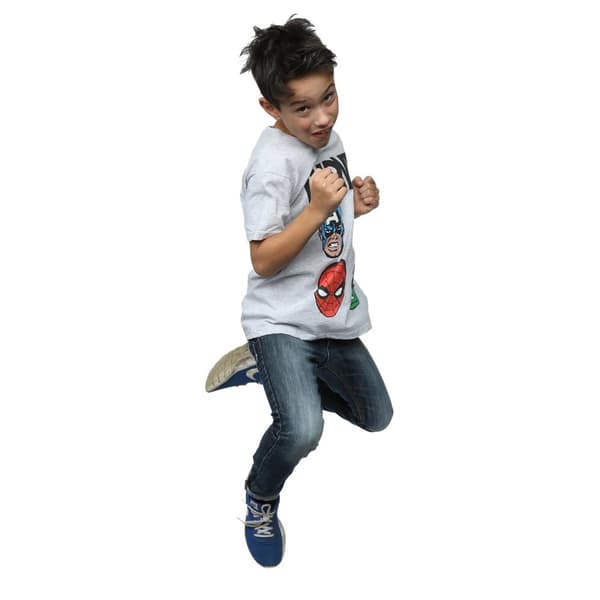 Marvel Boys Comics Main Heads T-Shirt