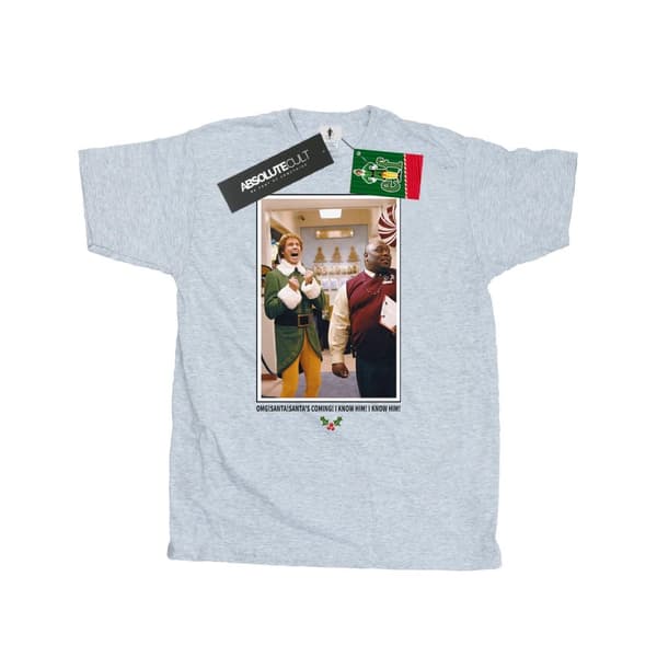 Elf Mens OMG Santa Photo T-Shirt