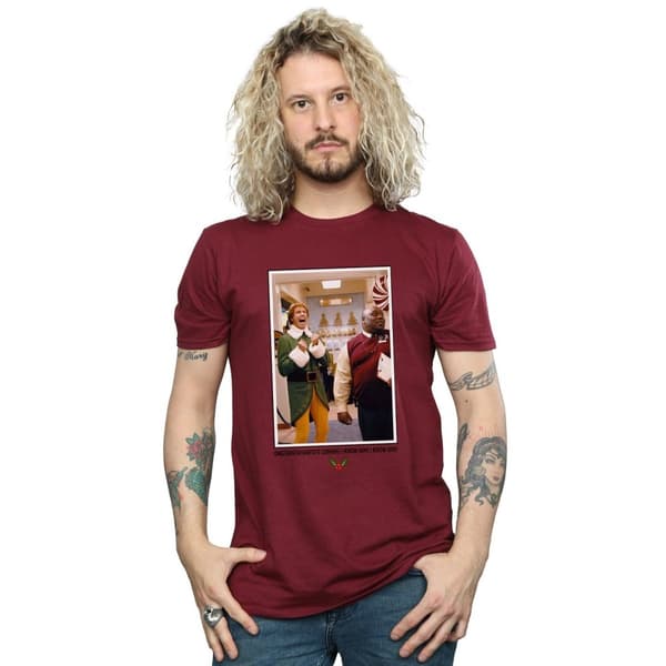 Elf Mens OMG Santa Photo T-Shirt