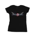 Miniatyrbillede 1 af 3: Marvel Womens/Ladies Falcon And The Winter Soldier Captain America Logo Cotton T-Shirt