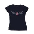 Miniatyrbillede 1 af 3: Marvel Womens/Ladies Falcon And The Winter Soldier Captain America Logo Cotton T-Shirt