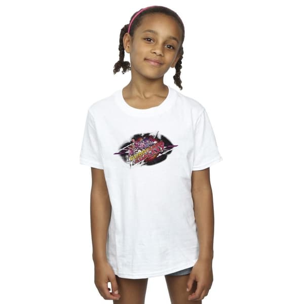 Marvel Guardians Of The Galaxy Group Pose T-shirt i bomull för flickor