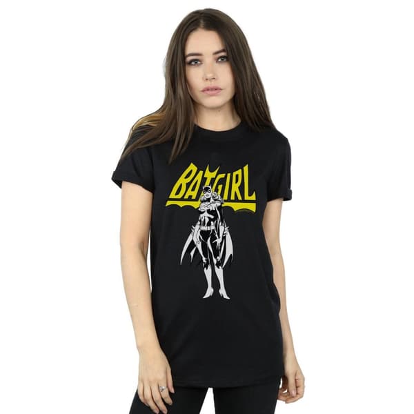 DC Comics Womens/Ladies Batgirl Pose Cotton Boyfriend T-Shirt