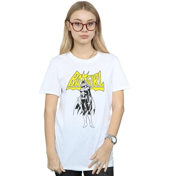 DC Comics Womens/Ladies Batgirl Pose Cotton Boyfriend T-Shirt