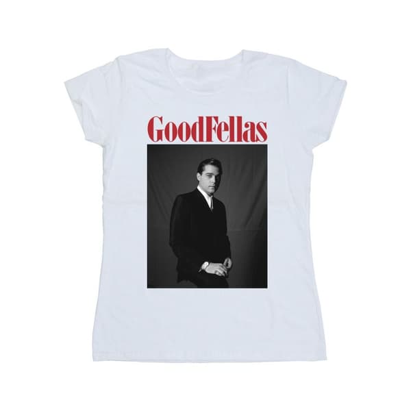 Goodfellas Womens/Ladies Black And White Character Cotton T-Shirt