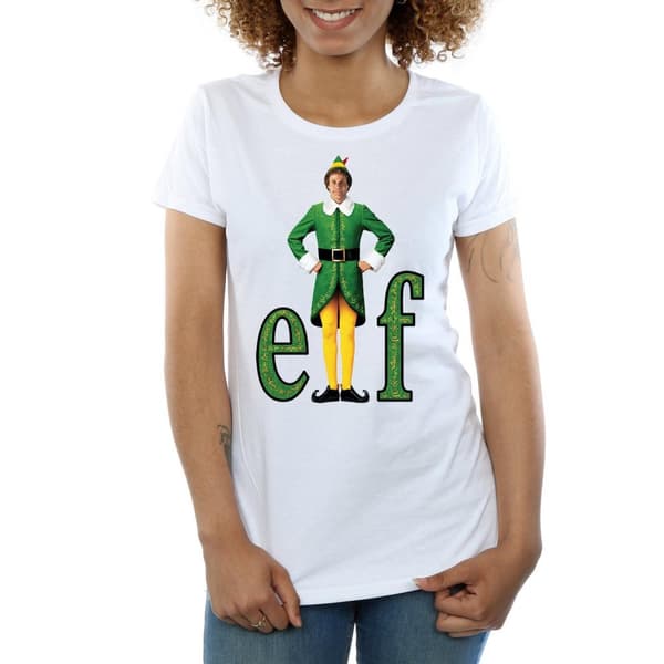 Elf Womens/Ladies Buddy Logo Cotton T-Shirt