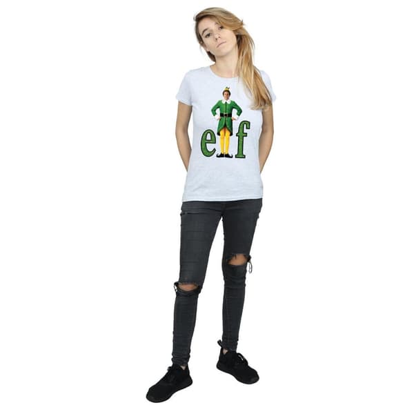 Elf Womens/Ladies Buddy Logo Cotton T-Shirt
