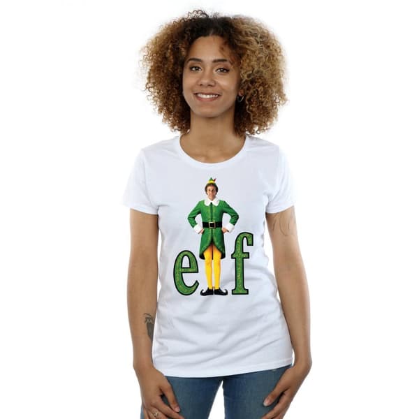 Elf Womens/Ladies Buddy Logo Cotton T-Shirt
