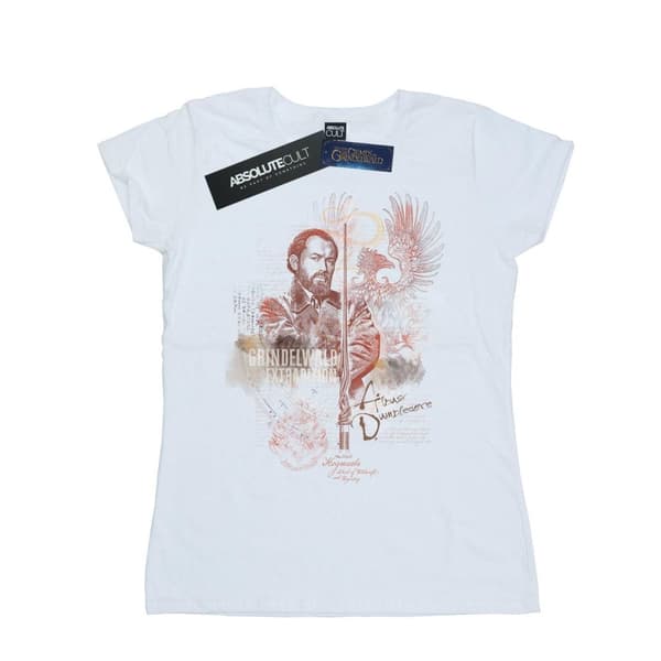 Fantastic Beasts Womens/Ladies Albus Dumbledore Cotton T-Shirt