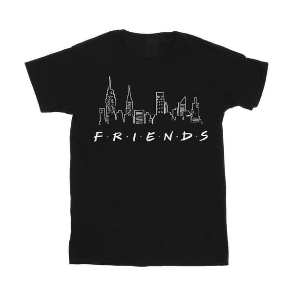 Friends Girls Skyline Logo Cotton T-Shirt