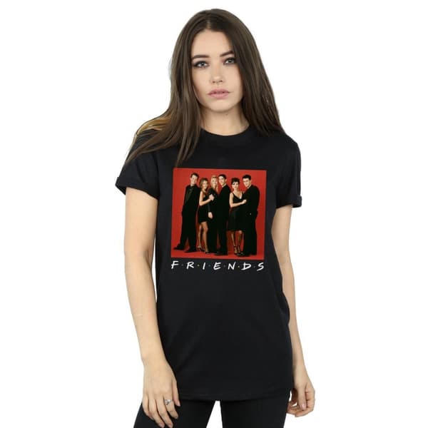 Friends Womens/Ladies Group Photo Formal Cotton Boyfriend T-Shirt