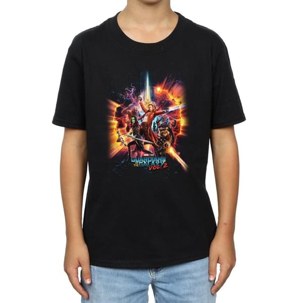 Marvel Boys Guardians Of The Galaxy Vol. 2 Team Poster T-Shirt