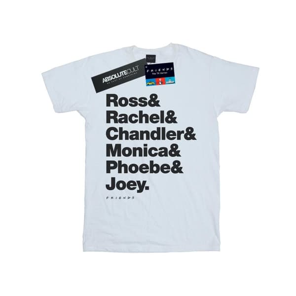 Friends Womens/Ladies First Names Text Cotton Boyfriend T-Shirt